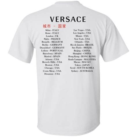 versace cina t shirt